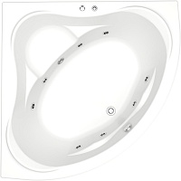 Bas Акриловая ванна Мега 160x160 с гидромассажем